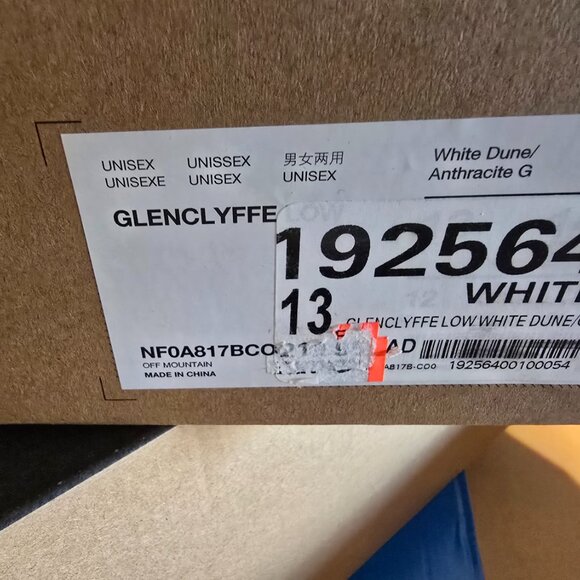 The North Face Glenclyffe Low Shoes Men's Size 13 NF0A8178CO0-110 White Dune NEW - Picture 10 of 14